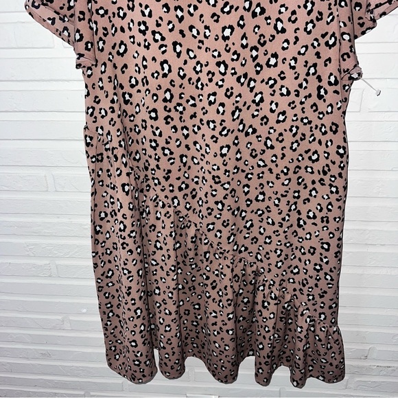 Hayden Brown Cheetah Animal Print Flowy Oversized Dress, Women’s Size Small - Picture 2 of 7